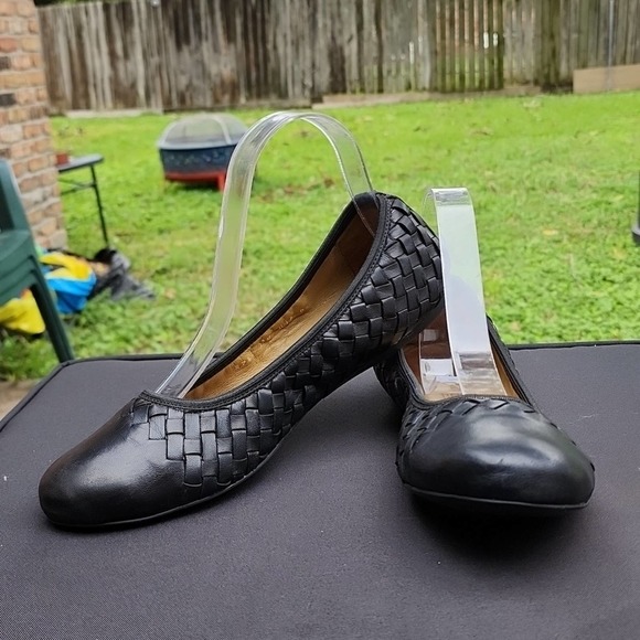 ROBERT ZUR LEATHER WOVEN CUTE  FLATS SIZE 40 IN GUC - Picture 13 of 16